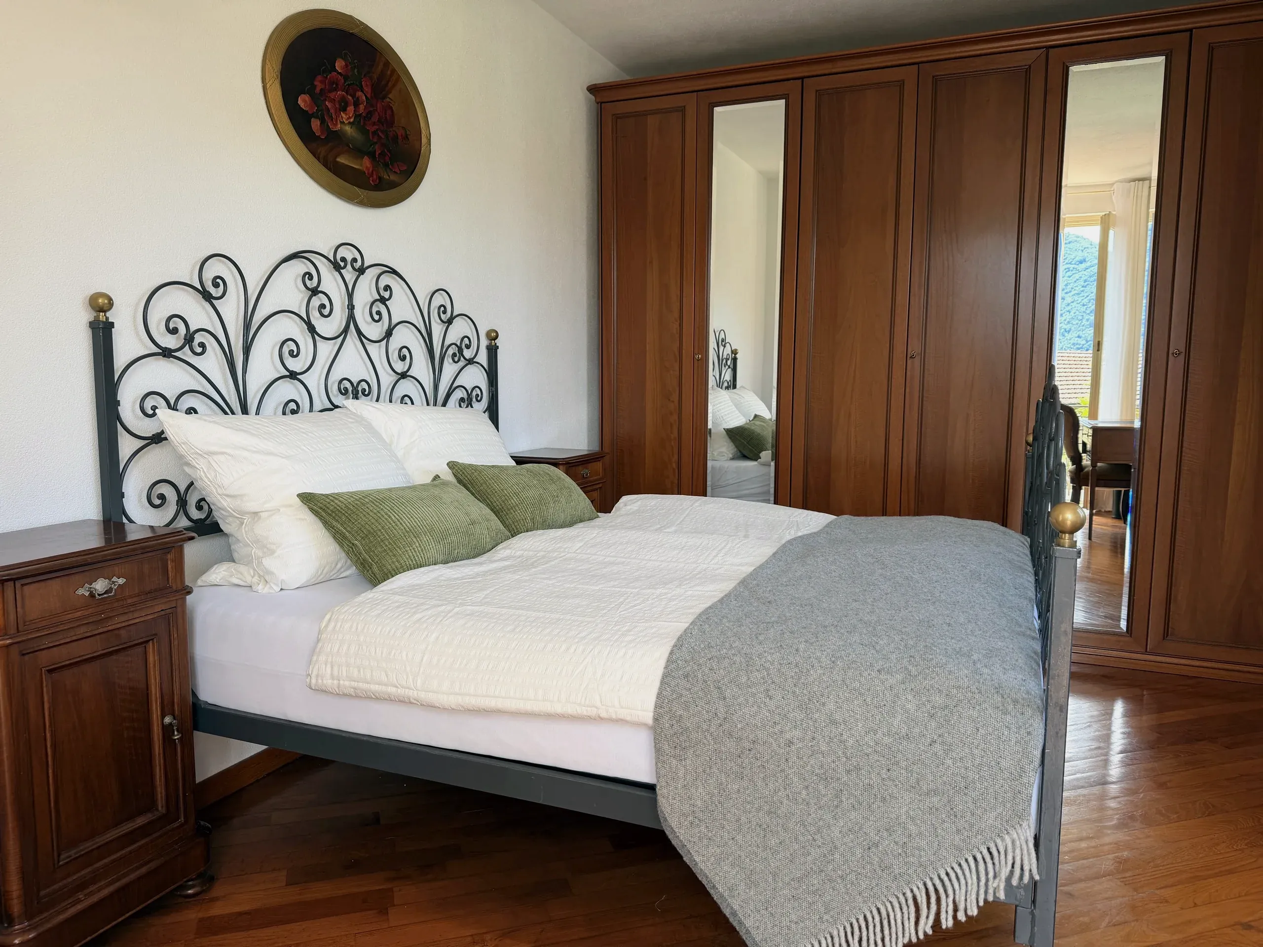 Schlafzimmer Master · Bett – Cà de Sura